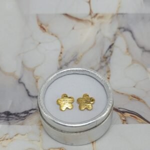 Aretes Flor Cepillada🌸🌼